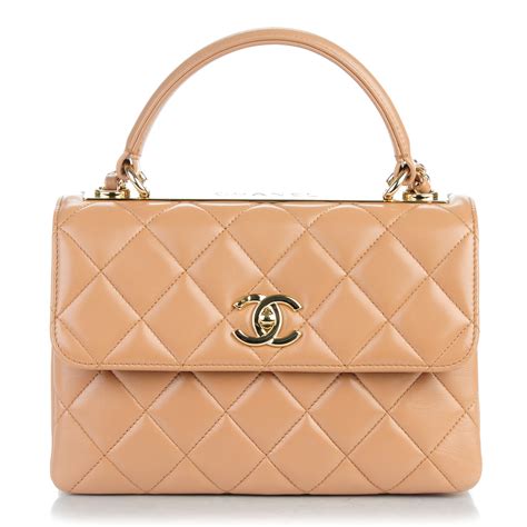 chanel trendy cc small beige